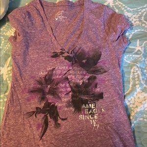 American outfitters medium purple tee